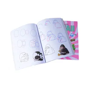 Print Drawing Book Custom Coloring Book Printing For Kids Children Adult Perfect Bound Paperback Coloring Books