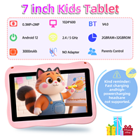 Meilleur jouet éducatif pour enfants de 3 à 12 ans, tablette 7 pouces, double caméra, écran HD, 2 Go, cadeau du Black Friday, Wi-Fi, processeur MTK