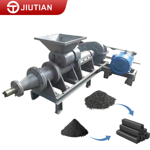 Holzkohlebrikett-Extruder-Maschine mit Motor für BBQ, Shisha-Brennstoff, industrielle Biomasseverarbeitung, 350-500 kg/h - Product Image 1