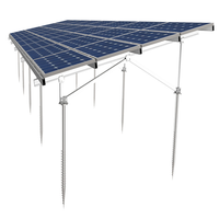 Système d'installation solaire en forme de W, modèle Greatest Energy GT, nouvelle énergie, cadre modulaire en oxyde d'aluminium, alliage d'aluminium, résistant au vent de 60 m/s