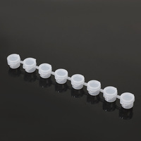 Boîtes de peinture en plastique transparentes vides de haute qualité pour fournitures artistiques, 2 ml, 3 ml, 5 ml *6