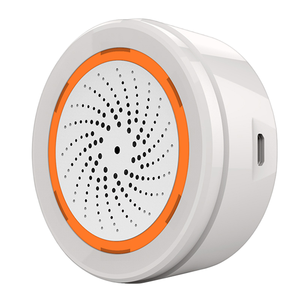 Tuya Smart <strong>Zigbee</strong> Siren Strobe Alarm ABS Manufacturer's Indoor Home Security System with Battery Power Supply - Product Image 1