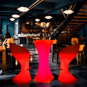Table <span class=keywords><strong>haute</strong></span> de fête à LED, différentes couleurs RVB changeantes, support de boisson, table <span class=keywords><strong>haute</strong></span> pour événement - Product Image 4