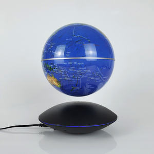 Globe terrestre magnétique à lévitation imprimé en 3D avec lumière LED, alimentation par prise secteur, source éducative - Product Image 1