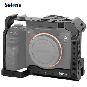 Selens Camera Cage Stabilizer Case Cradle for Sony A7RIII/A7III/A7M3 Vlog Video Live Streaming