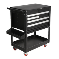Armoire à outils roulante en acier laminé à froid à 5 tiroirs, chariot à outils métallique durable pour ateliers, OEM OBM