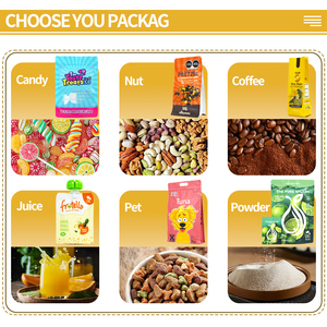 Tùy chỉnh độ ẩm bằng chứng không thấm nước cấp thực phẩm Cacao bột bao bì nhựa đứng lên Túi Túi với dây kéo - Product Image 6