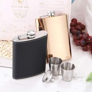 Botella de Acero Inoxidable de 6 oz para Whisky, Licor y Alcohol, con Logotipo Personalizado al por Mayor, para Llevar en el Bolsillo - Product Image 5