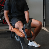 Barre d'entraînement Tibialis pour l'entraînement de l'articulation de la cheville Tibialis assise Barre de tige portable réglable pour la salle de sport à domicile et l'usage professionnel