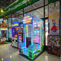 Münzbetriebener Ballwurf-Arcade-Automat aus Edelstahl für Jahrmarktspiele und Indoor-Kinderunterhaltung