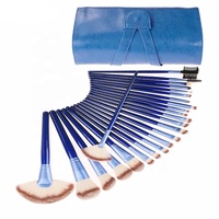 Fournisseurs oem marque personnalisée 6 pièces 10 avec étui de poche en vrac 24 pièces pinceaux de maquillage