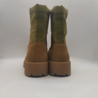 Bottes tactiques en cuir suédé avec semelle en PU+caoutchouc, bottes tactiques Belleville