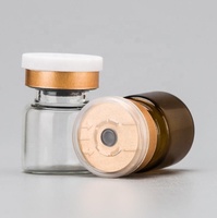 Flacon stérile de tube à essai d'injection tubulaire en verre ambré clair avec couvercle pharmaceutique 2ml 4ml 5ml 6ml 7ml 8ml 10ml 15ml 20ml 30ml