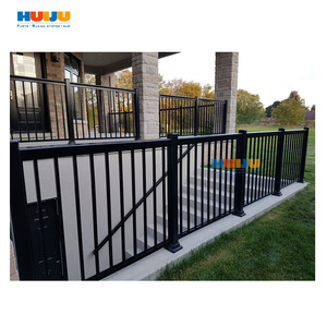 מעקה גדר אלומיניום בעיצוב חדש של HJ למרפסת מעקה גשר מעקה אלומיניום מתכת מעקה מדרגות חיצוני - Product Image 6