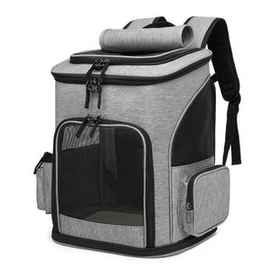 BSCI Factory Direct Manufacturer Expandeble Portable Pet <b>Carrier</b> <b>Backpack</b> Oxford Mesh Mochila <b>Cat</b> and Dog <b>Backpack</b> for Weekend - Product Image 3