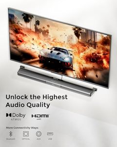 Barra de Sonido Dolby <span class=keywords><strong>Apollo</strong></span> S80 de 320W con Múltiples Conexiones (-eARC/Óptica/AUX/BT) para una Fácil Configuración - Product Image 6