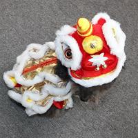 Bunnyhi WSF001 Design créatif Tenue amusante pour chien Lion Dance Vêtements épais pour chien pour l'automne et l'hiver