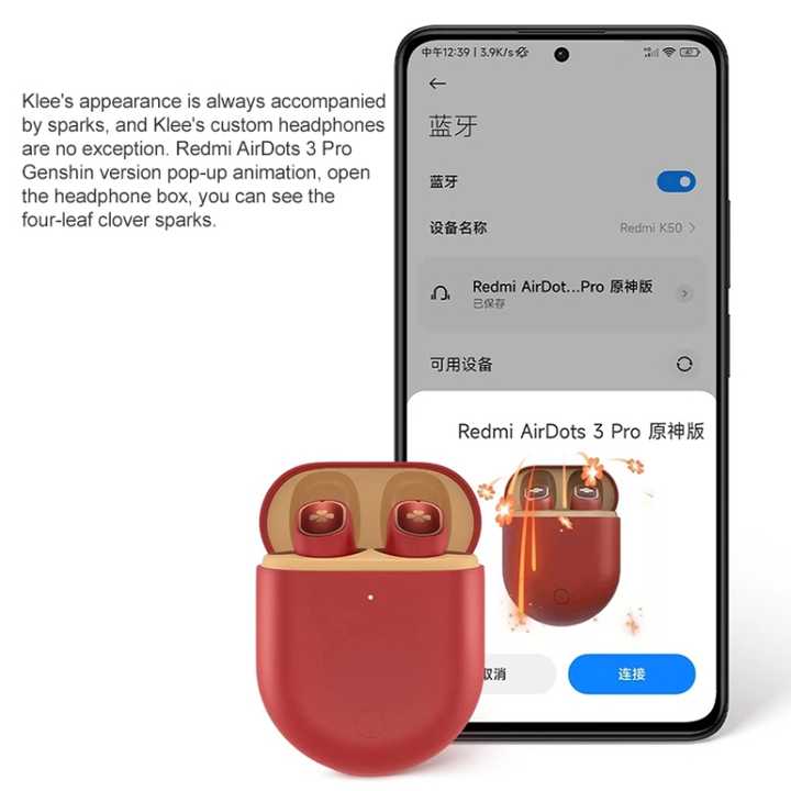 Original Global Version Xiaomi Redmi Airdots 3 Pro Genshin-klee 