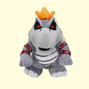 Lớn 25Cm Cho Disney Công Chúa Đứng Pose Koopa Lửa Rồng Xương Siêu Mềm Sang Trọng Comforter Thêu Đồ Chơi Động Vật Biển - Product Image 6