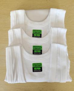 Joychuang Offerta Speciale: Confezione da 3 Canotte da <span class=keywords><strong>Uomo</strong></span> in Cotone Poliestere, Tinta Unita, <span class=keywords><strong>Bianche</strong></span>, a Costine, per Palestra - Product Image 3