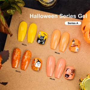 Esmalte <span class=keywords><strong>de</strong></span> Uñas en Gel <span class=keywords><strong>de</strong></span> la Serie Popular <span class=keywords><strong>de</strong></span> <span class=keywords><strong>Halloween</strong></span>, Colorido, Divertido, No Tóxico, <span class=keywords><strong>de</strong></span> Larga Duración, 15 ml, Esmalte <span class=keywords><strong>de</strong></span> Uñas UV - Product Image 2