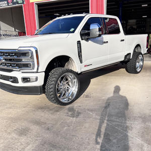 Rines de Camioneta de 20-30 Pulgadas, 8x165mm, de Aluminio Forjado, Diseño Monobloque, Mecanizado CNC, con Tapa Central Flotante Grande - Product Image 4