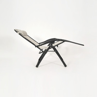 Hitree chaise longue réglable de haute qualité à gravité zéro chaise de piscine extérieure pliable forte avec oreiller pour Park Gym
