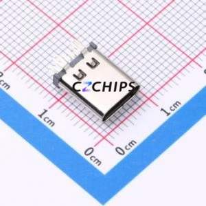 HC-TYPE-C-14P-LC02E USB Connector Through hole Component (THT) Connector Type-C Female Through Hole 14P - Product Image 1
