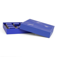 Boîte-cadeau de luxe pour entreprise, vente en gros d'usine, coffret cadeau exquis avec couvercle et base, emballage avec insert pour cadres dirigeants