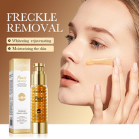 SADOER Sérum Visage au Collagène et Perle d'Or, Soin Naturel Nourrissant et Éclaircissant à l'HA et au VC, Marque Privée Disponible
