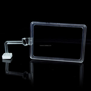 Cube de rangement carré en acrylique Petit porte-signe de boîte en acrylique avec support magnétique - Product Image 1