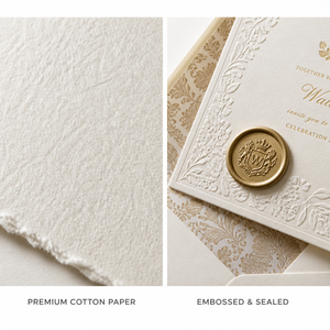 Invitación de Boda Estilo Jardín Inglés, Cottage Rose, Bird Bath, Campestre, Clásico, Personalizado, Artesanal - Product Image 3