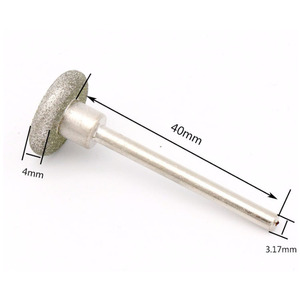 50pcs 1/8 "tige diamant enduit tête de meulage rotative lapidaire fraise perceuse ensemble pour <span class=keywords><strong>Dremel</strong></span> outils rotatifs outils abrasifs aiguille - Product Image 2