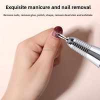 Lime à ongles sans fil 35000 tr/min avec écran LCD, rechargeable par USB, pour manucure, pédicure, acrylique, gel, machine de beauté pour salon