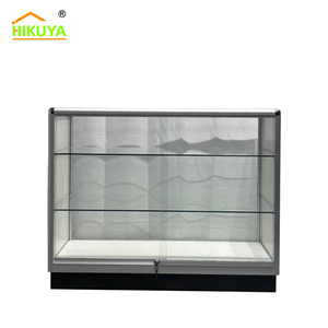 Factory Custom Temper Glass <strong>Display</strong> <strong>Case</strong> Glass Showcase Glass <strong>Display</strong> Cabinet With 2 LED Lights - Product Image 4