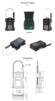 Joinech JT707C Mini conteneur jetable GPS suivi serrure de porte traqueur de joint électronique