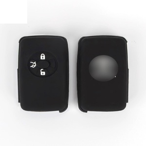 <span class=keywords><strong>Silicone</strong></span> chìa khóa xe bìa cho Toyota 3 nút thông minh Reiz RAV4 Reiz Yaris Chính Trường hợp Pouch phụ kiện - Product Image 1