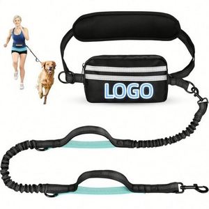 Correa para Perro Ajustable de Nailon con Logotipo Personalizado, Manos Libres, Cinturón Extra Grueso, Asas Dobles Acolchadas y Cintas Decorativas - Product Image 1