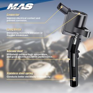Nouvelle bobine d'allumage MAS DG508, lot de 8, pour moteurs Lincoln Mercury 4.6L avec bougies d'allumage SP493 - Product Image 6