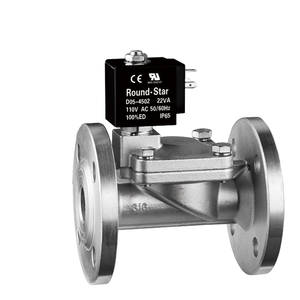 URSP-JF elettrovalvole a diaframma pilota con flangia SS316 ad alta/media temperatura - Product Image 1