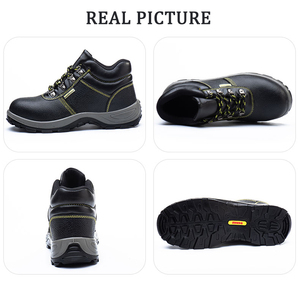 CE S3 водонепроницаемые воздухопроницаемые кожаные ботинки со стальным носком - Product Image 3