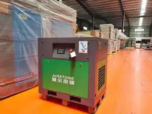 China Factory Price 7.5kw 15kw 22kw Screw Air Compressor Oil Injected Industrial Compressors