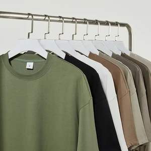 Camisetas de Alta Calidad con Logotipo Personalizado, Camisetas de Algodón Grueso 100% para Hombre, Camisetas de Algodón Grueso Extra Grandes - Product Image 2