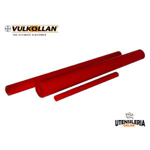 VULKOLLAN 90 SHORE ROJO Barras Redondas Poliuretano D.60x500mm - Product Image 1
