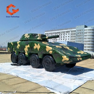 Modelo de Tanque Panzer Inflable, Simulacro de Tanque Inflable, Vehículo Blindado Inflable - Product Image 3