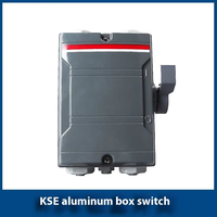 Boîte de jonction extérieure en aluminium moulé améliorée, étanche IP65, nouvelle coque en aluminium scellée, interrupteur durable, modèle KSE