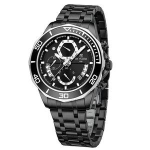 <span class=keywords><strong>Relojes</strong></span> de Hombre de Diseño Nuevo y Moderno, <span class=keywords><strong>Relojes</strong></span> de Lujo con Cronógrafo, <span class=keywords><strong>Relojes</strong></span> <span class=keywords><strong>Finos</strong></span> Negros para Hombre de Alta Calidad - Product Image 2