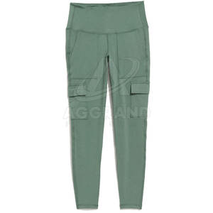 Mallas de entrenamiento de compresión de barriga de alto estiramiento para mujer Leggings deportivos de levantamiento de glúteos - Product Image 1