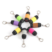 Mini lampes de poche led uv petit porte-clés lampe torche 395nm lampe uv pour la détection de l'argent lumières de doigt lumière de camping mousqueton