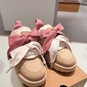 Nouvelles bottes d'hiver Uggss 2026, chaussures de luxe de créateur, cuir véritable, peau de mouton, thermiques, légères, confortables, chaudes, fourrure unisexe - Product Image 4